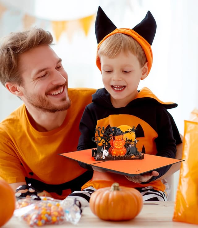 Detalle de Halloween Pop Up Card for Kids, 3D