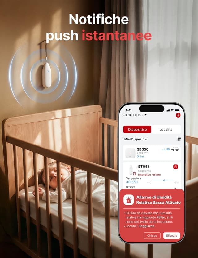 Detalle 2 de X-Sense STH55 termometro igrometro WLAN 4 sensori