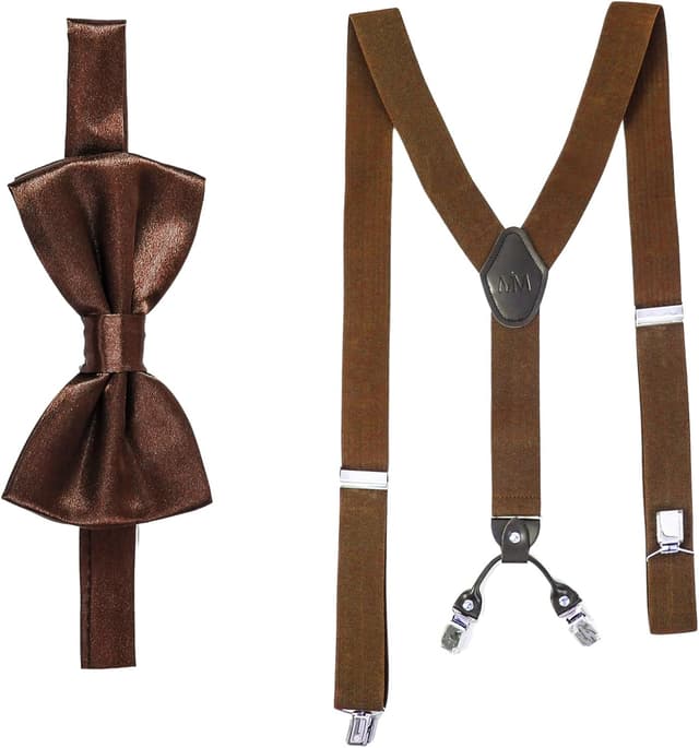 Thumbnail 6 de Massi Morino bretelles avec nœud papillon 3,5 cm