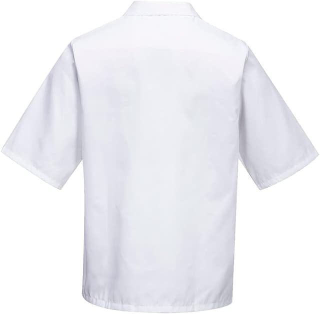 Detalle 2 de Portwest Bakers Shirt bianca 3XL manica corta