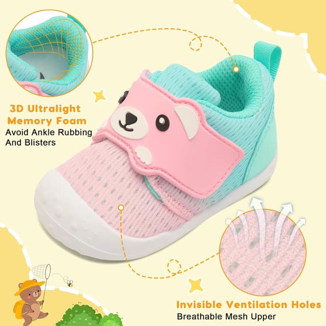 Thumbnail 4 de JOINFREE Baby Walking Wide Shoes 1st walkers