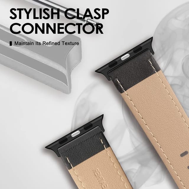 Thumbnail 5 de Tuocal Genuine Leather Apple Watch strap 6.1–8.0in