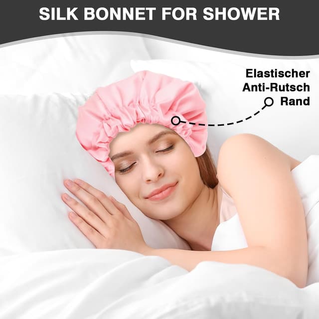 Thumbnail 3 de Seidenhaube zum Schlafen 2 Stück für lange Haare 🎀