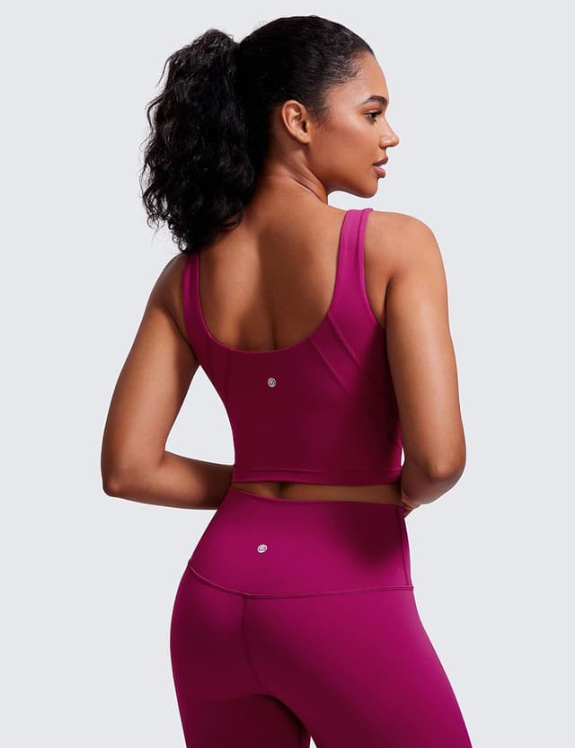 Detalle de CRZ YOGA Butterluxe : brassière à col montant avec brassard intégré pour sport doux