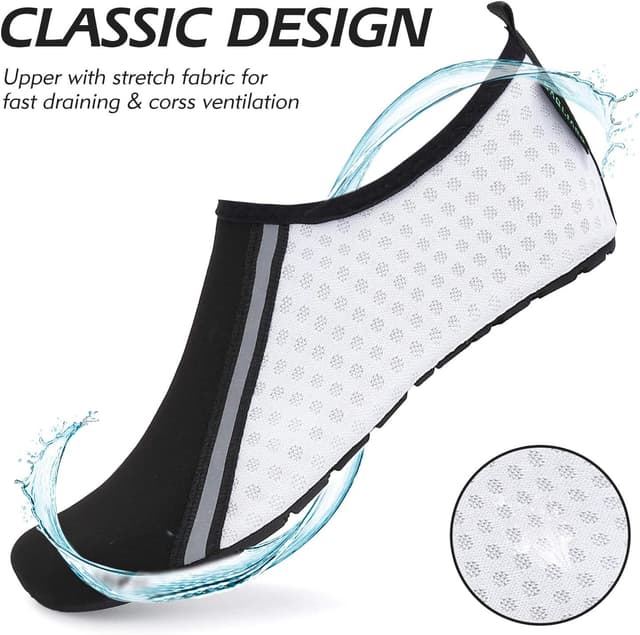 Detalle de Chaussures d’eau SAGUARO unisexes respirantes à séchage rapide, semelle antidérapante