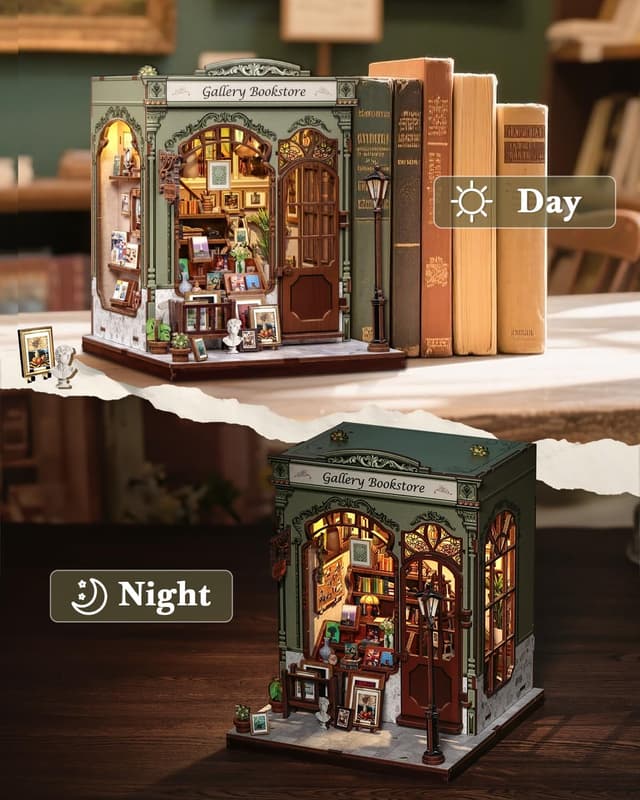 Thumbnail 3 de CUTEBEE Book Nook DIY Dollhouse Kit