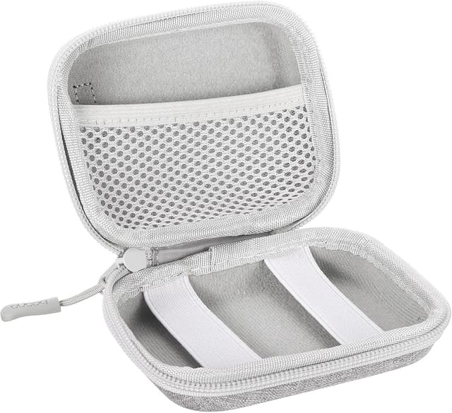 Detalle de PATIKIL Digital Camera Carrying Case (EVA Small) – Grey protective EVA storage bag for compact cameras