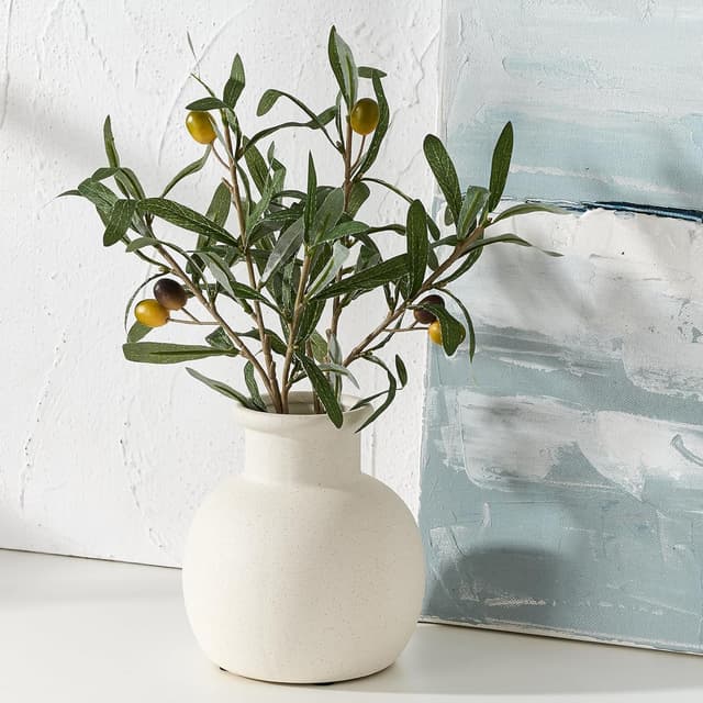 Thumbnail 6 de PORCER Moderne Keramikvase (15,2 cm) in Terrakotta mit Boho-/Bauernhaus-Charme