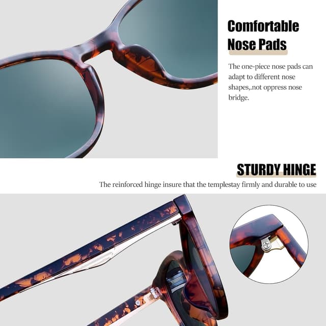 Thumbnail 2 de KANASTAL Lunettes de Soleil Femme Polarisées Vintage