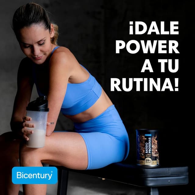 Detalle 2 de Bicentury Proteína Moka Avellana 340 g 20 g por porción