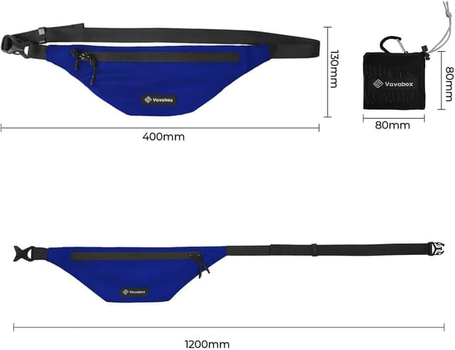Thumbnail 3 de Vavabox Bauchtasche wasserdicht 2 Reißverschlüsse