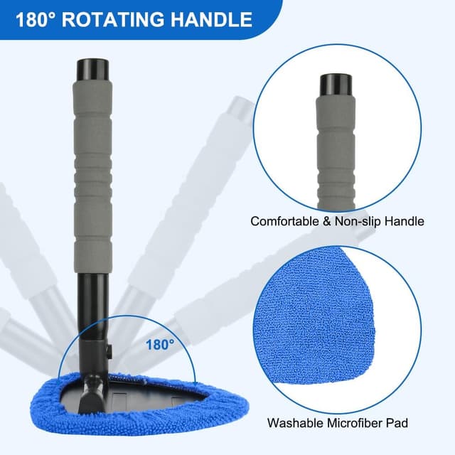 Thumbnail 2 de AMFUN Auto Scheibenreiniger Innenreiniger 180°