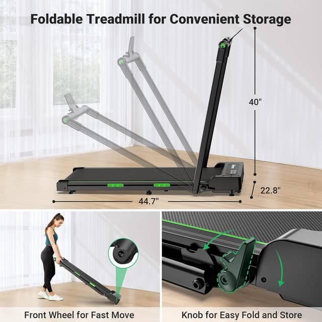 Thumbnail 6 de THERUN folding treadmill 2.5HP walking pad