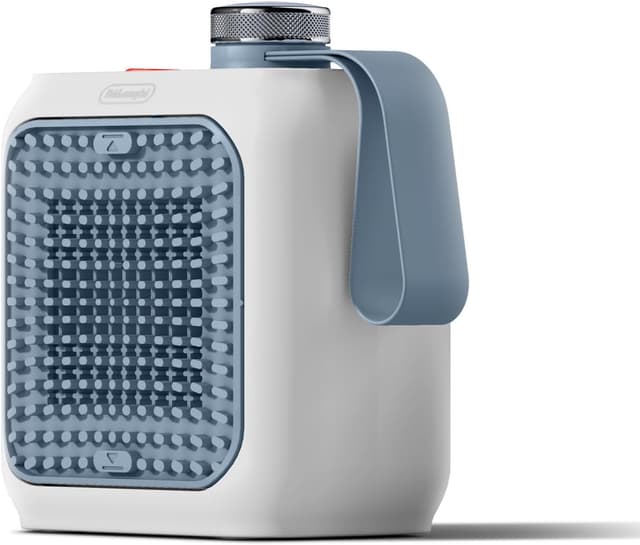 Detalle de De'Longhi Capsule Desk HFX10B03.LB Keramik-Heizlüfter (360 W) – kompakt für sofortige Wärme