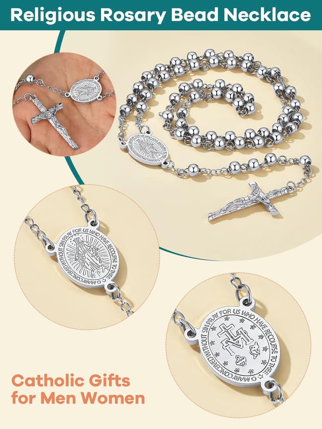 Detalle de Supcare Collana rosario 66+16 cm