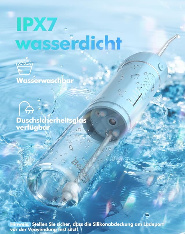 Thumbnail 6 de Bezvoi Idropulsore Dentale Portatile Senza Fili 180 ml con 5 modalità e IPX7