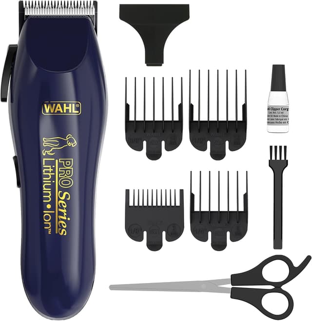 Detalle de Wahl Pro Series Lithium Dog Grooming Kit Cordless Clipper for Wiry, Smooth, Long, Silky and Short Coats