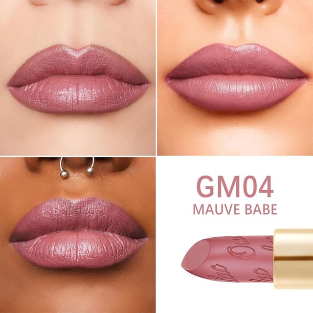 Detalle de OULAC Rossetto opaco metallico 4,3 g Mauve Babe