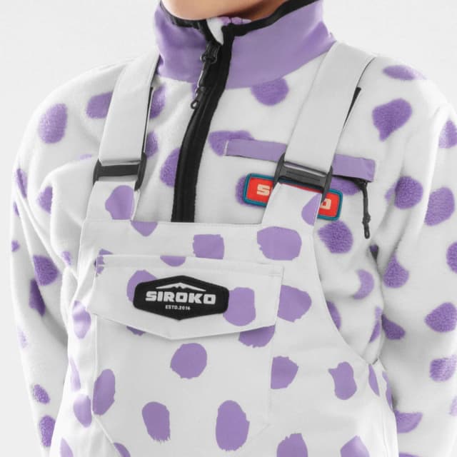 Detalle 2 de Siroko KB1 Polka peto nieve 4 cm ajuste 😊