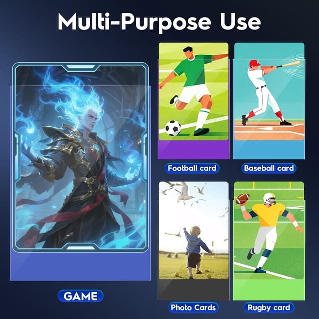 Detalle 2 de 1000ct Perfect Fit MTG Matte Sleeves (66 × 91 mm) – Soft Trading Card Protectors