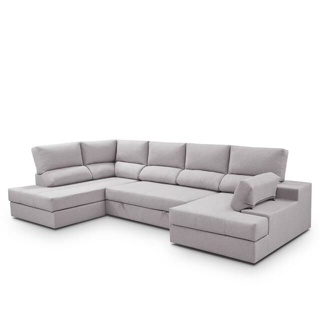 Detalle 2 de Sofá cama Eskil con rincón izquierdo y chaiselongue derecha 🛋
