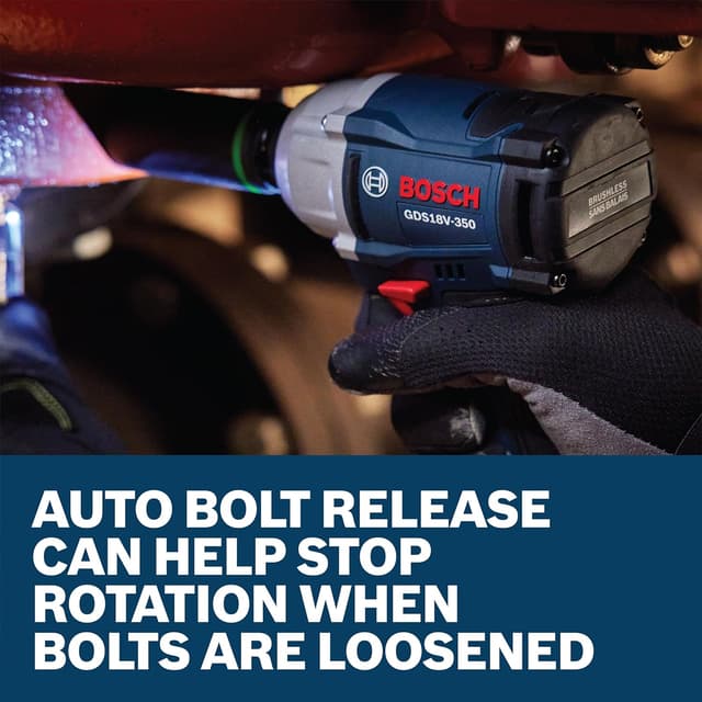 Thumbnail 4 de BOSCH GDS18V-350N 410 Ft.-Lbs Impact Wrench