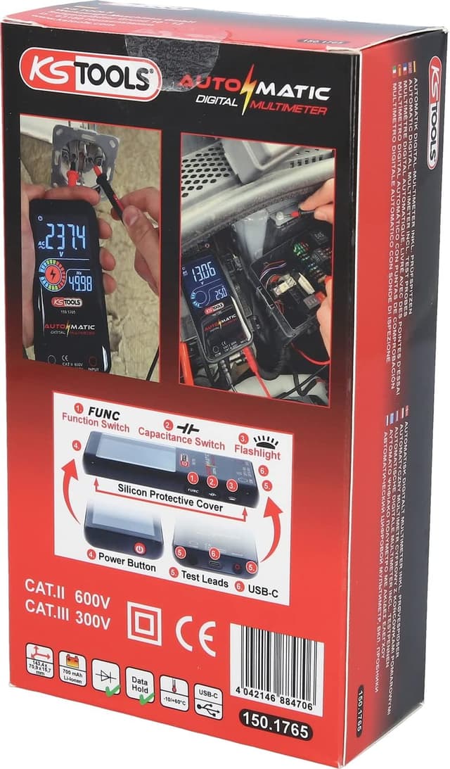 Thumbnail 3 de KS TOOLS 150.1765 multimetro 3,5"