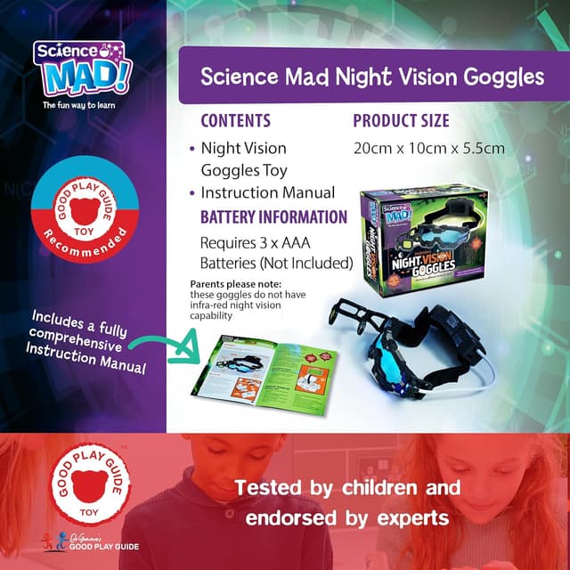 Detalle 2 de Science Mad Night Vision Goggles 2x