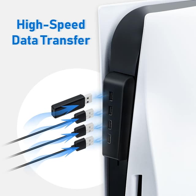 Thumbnail 4 de 4 Port PS5 USB Hub mit 480 Mbit/s