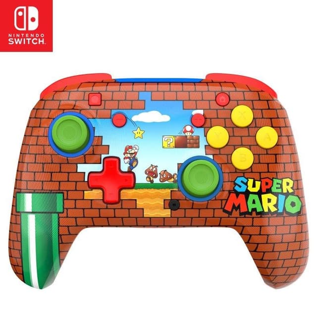 Detalle 2 de Turtle Beach Rematch Wireless Mario Bricks para Nintendo Switch (multicolor)