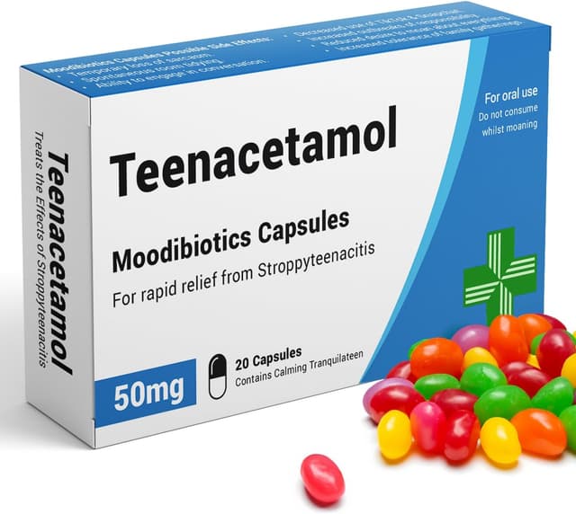 Detalle de KadoBox Teenacetamol Joke Pill Box