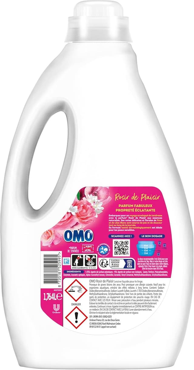 Thumbnail 2 de Omo Lessive Liquide Rosir de Plaisir 210 lavages