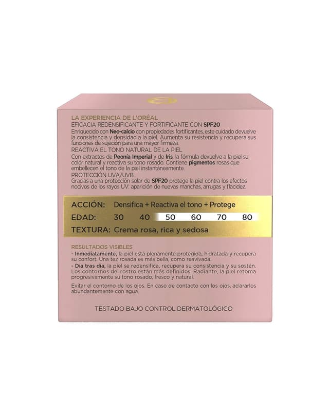 Detalle de L’Oréal Gold.Age SPF20 Creme (50 ml) – Feuchtigkeitspflege für gepflegte, strahlende Haut