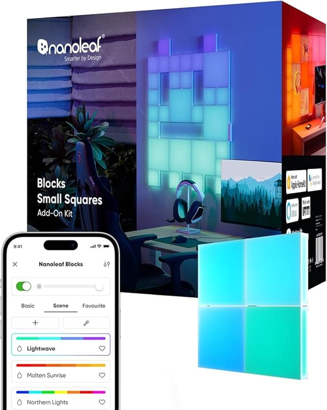 Imagen de Nanoleaf Blocks Kit de Expansión 🟩 Paneles Decorativos RGBW en OfertitasTOP