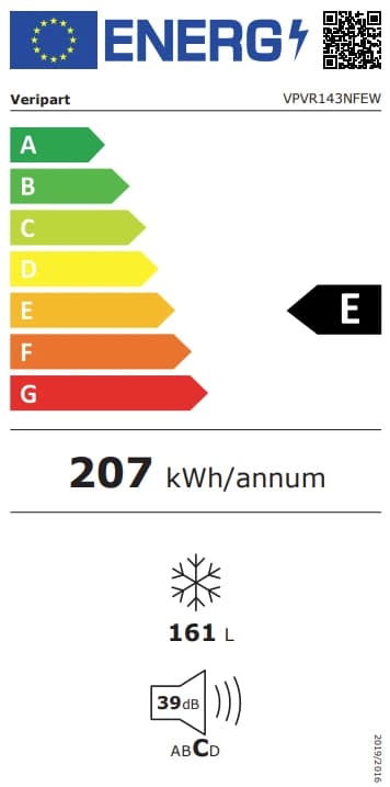 Detalle 2 de Veripart VPVR143NFEW 161 L