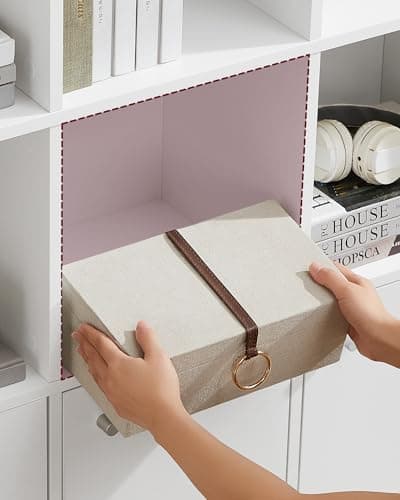 Thumbnail 4 de VASAGLE Estantería de 3 Niveles con Puertas 🏡