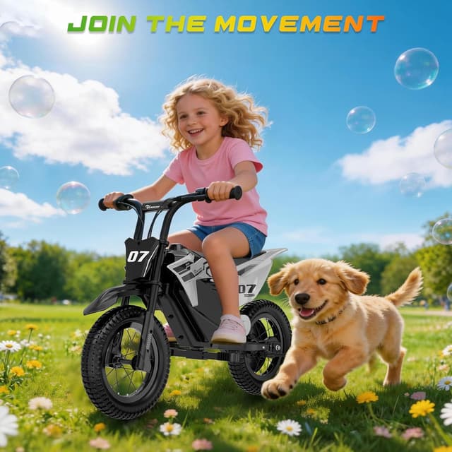 Thumbnail 6 de EVERCROSS EV13M moto électrique enfant 150 W, 8/16 km/h, frein à disque et autonomie jusqu’à 12 km