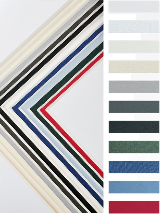 Detalle 2 de walther design Passe-Partouts Blanc Polaire PA041S pour cadre 30 x 40 cm (image 20 x 30 cm)