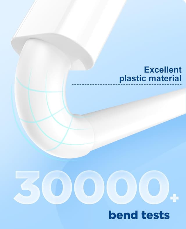 Detalle de Hcoob 15 FT MFi-Certified Lightning Charger Cable (5M), Extra-Long 2.4A Fast Charging for iPhone