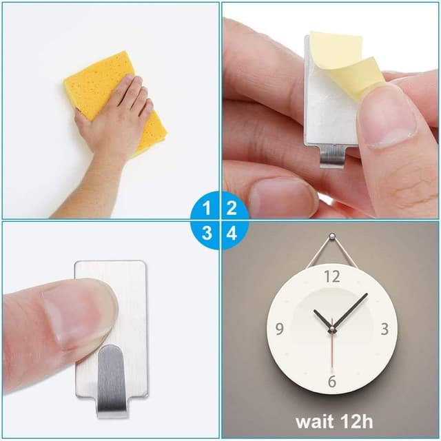 Thumbnail 2 de Faburo Ganchos para Colgar 24 PCS 2000g