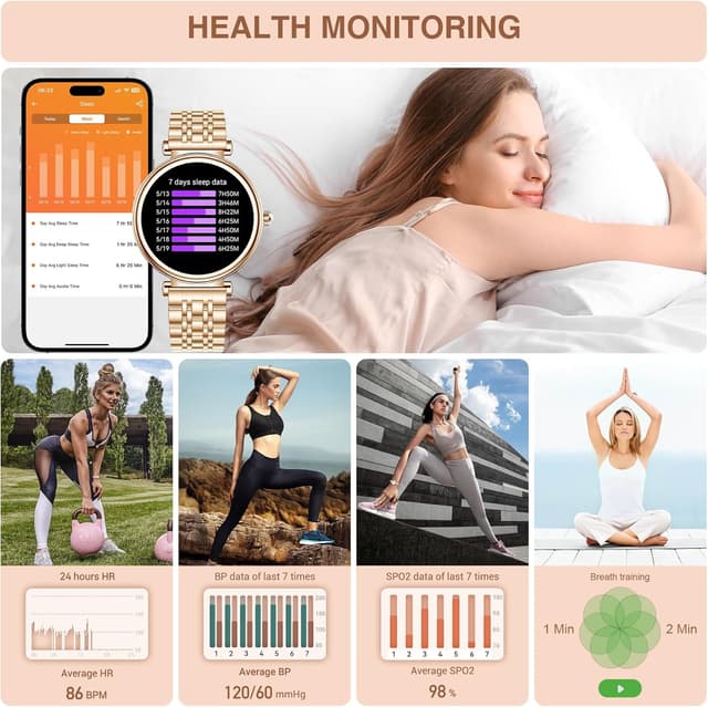 Thumbnail 5 de Betatree Reloj Inteligente Mujer 🌟 1,3" con Llamadas y Modos