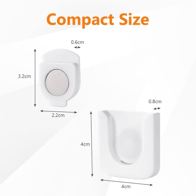 Detalle 2 de OFFCUP Support telecommande magnétique mural 4 pcs