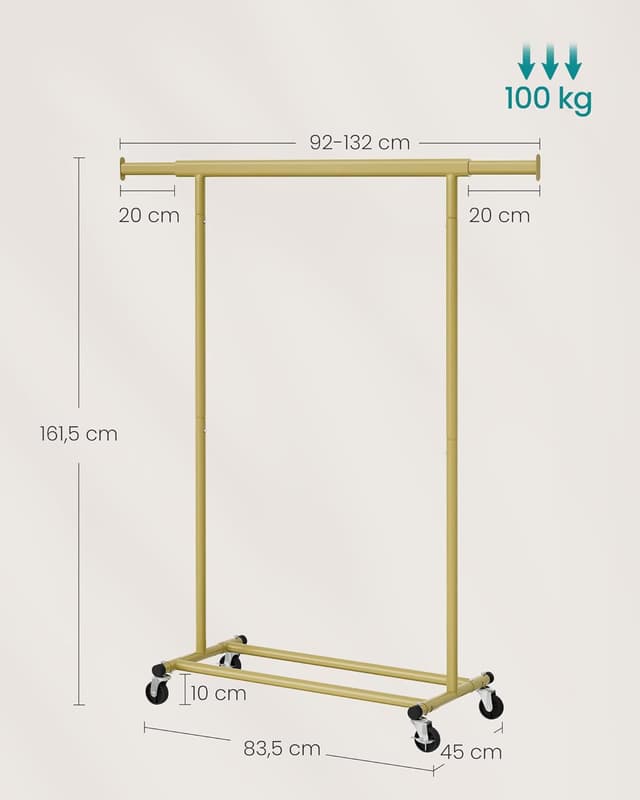 Thumbnail 4 de SONGMICS HSR013A01 Kleiderständer 100 kg