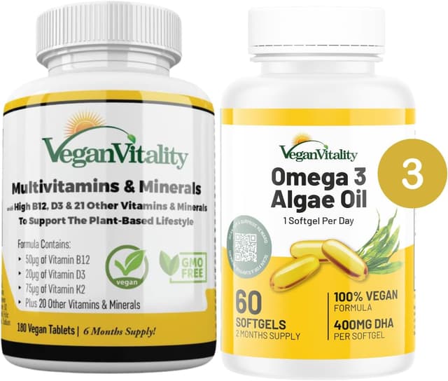 Detalle de Vegan Vitality multivitamin, 6 months supply