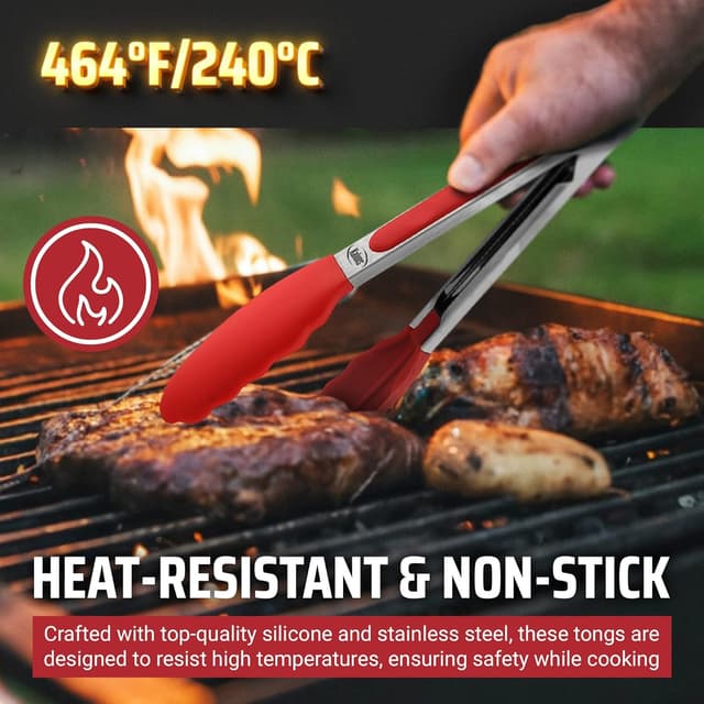 Thumbnail 3 de Kaluns Kitchen Tongs Set of 4, 7–12 inch