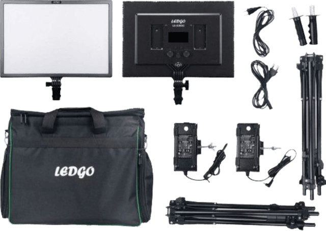 Detalle de Ledgo LG-E268CK II Bi-Colour Kit – kompaktes Dauerlicht-Set für Foto, Porträt und Video