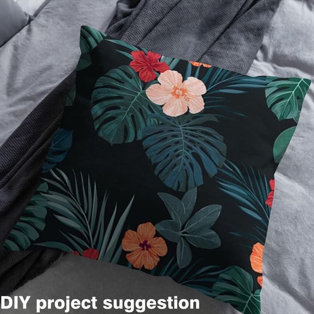 Thumbnail 3 de Tropical Floral Upholstery Fabric 3 yards