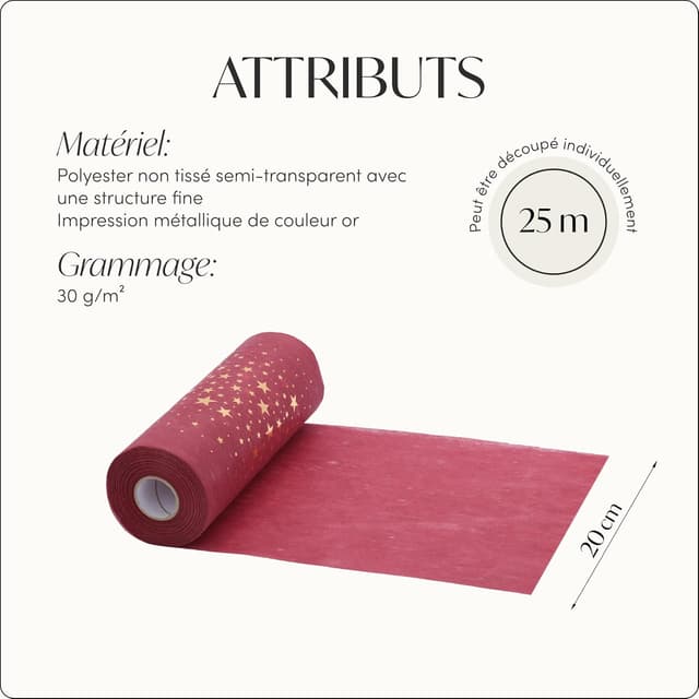 Thumbnail 3 de 100%Mosel Chemin de table 20 cm đ