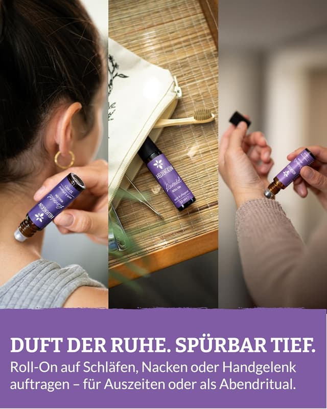 Detalle 1 de Heldengrün BIO Roll-On Lavendel 2-in-1