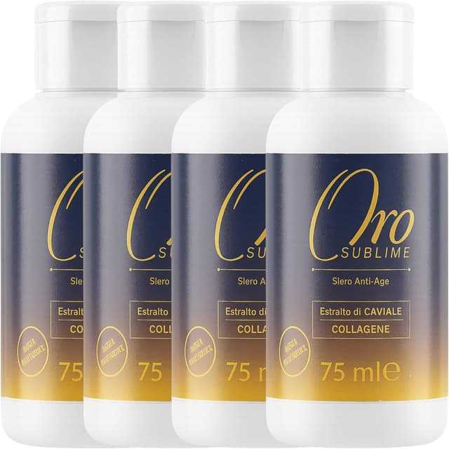 Detalle de Crema Viso Antiage Oro Sublime 300 ml – Idratante, antirughe con Acido Ialuronico e oro colloidale